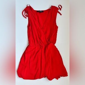 One Clothing Los Angeles Red Romper